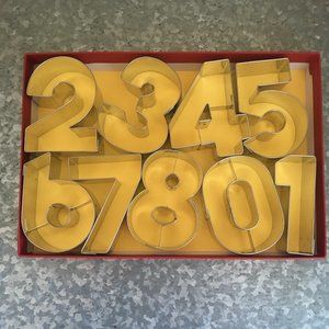 Williams Sonoma Cookie Cutters Numbers Set